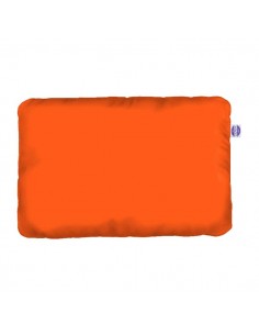 Pomarańczowy - Poduszka Bawełna + Minky - dowolny rozmiar
