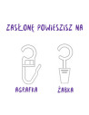 Liście - Zasłona bawełniana dekoracyjna