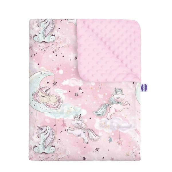 unicorn-pink-zestaw-kocyk-minky-poduszka-minky-dow