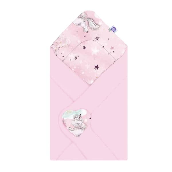 unicorn-pink-becik-niemowlecy-baweniany