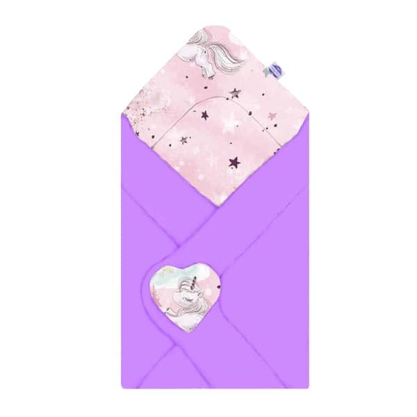 unicorn-pink-becik-niemowlecy-baweniany