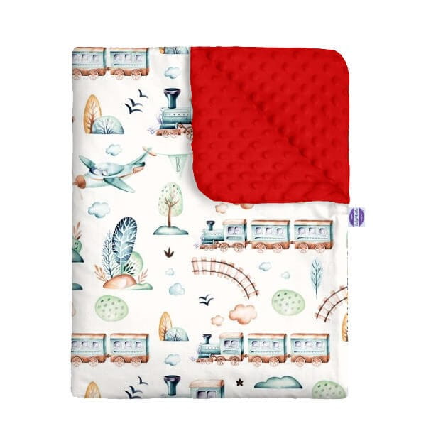 pociagi-zestaw-kocyk-minky-poduszka-minky-dowolny-