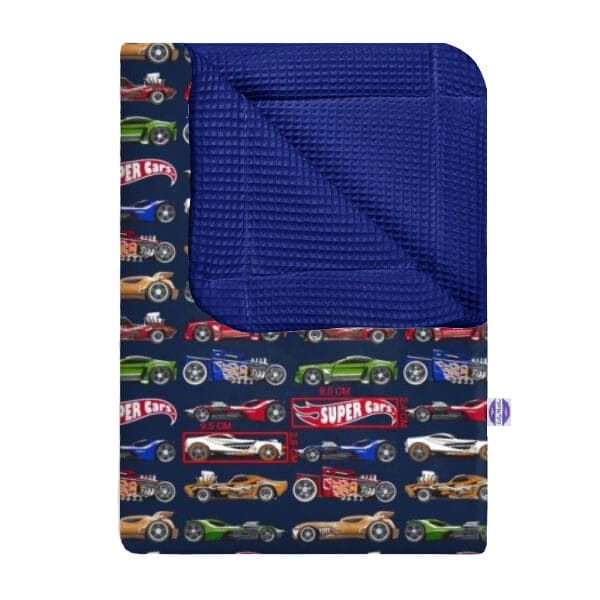 super-cars-kocyk-wafel-dowolny-rozmiar